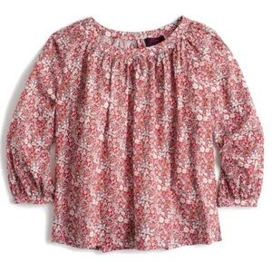 $88 J. Crew The Perfect Top In Liberty June’s Meadow Floral, Blouse Top, XS